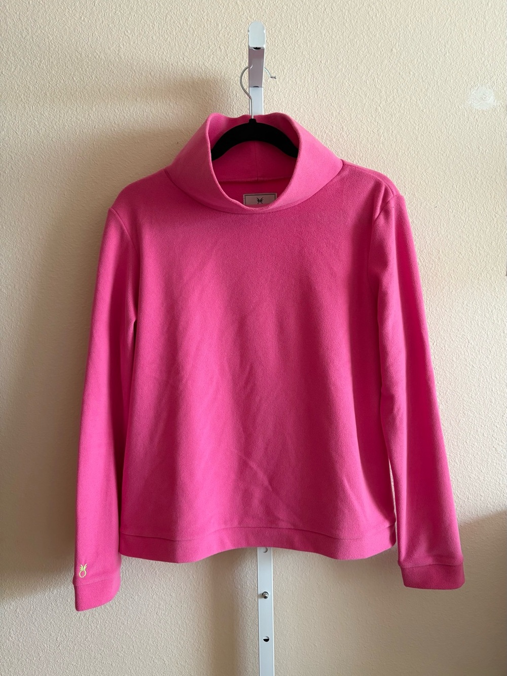 Dudley Stephens Hot Pink Cowl Neck Sweater